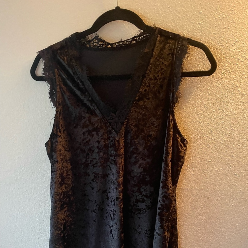 Black v neck blouse